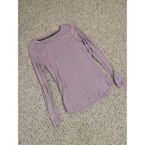Gillian & O'Malley Women’s Pajama Long Sleeve Sleep Shirt Purple Size Small